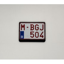 Support plaque moto