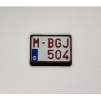 Support plaque moto